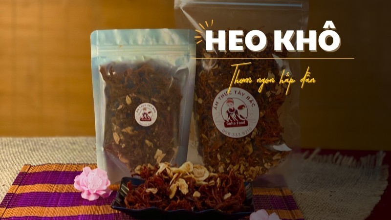 Hình ảnh sản phẩm heo khô cháy tỏi