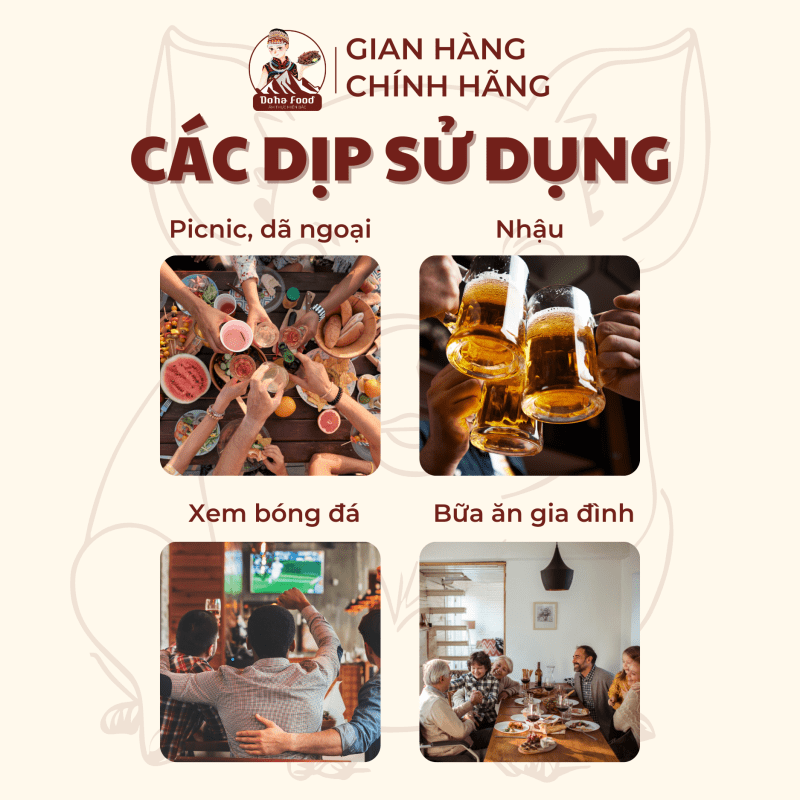 Các dịp sử dụng heo cháy tỏi