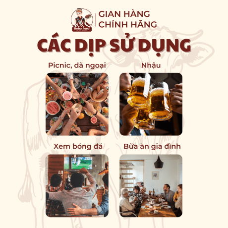 Các dịp sử dụng thịt bò khô của dohafood