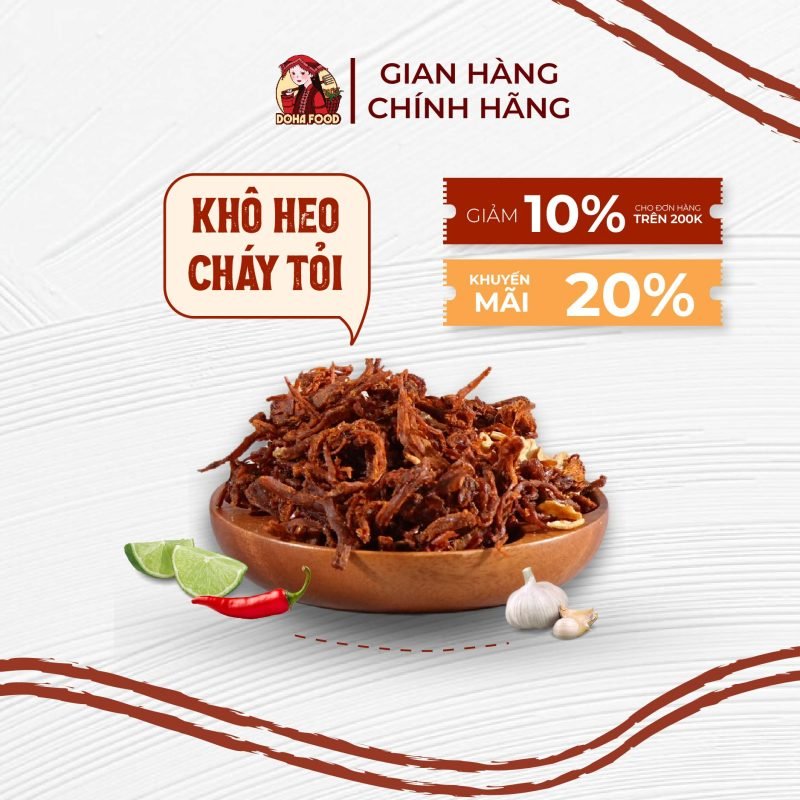 Khô Heo Cháy Tỏi Doha Food