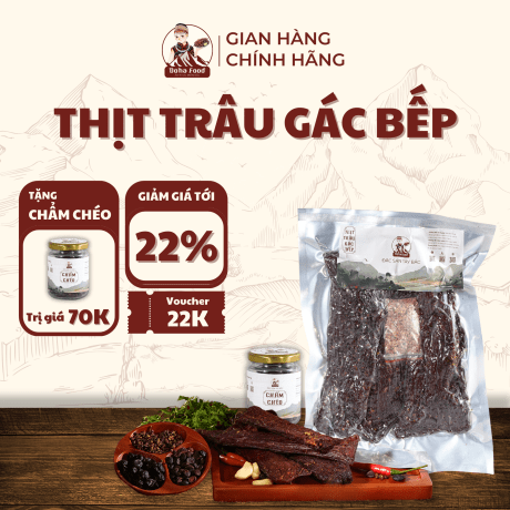 Thịt trâu gác bếp