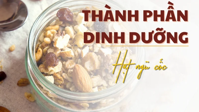 Thành phần dinh dưỡng của hạt ngũ cốc