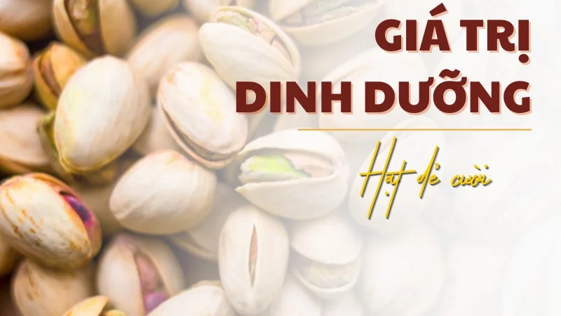 Giá trị dinh dưỡng của hạt dẻ cười