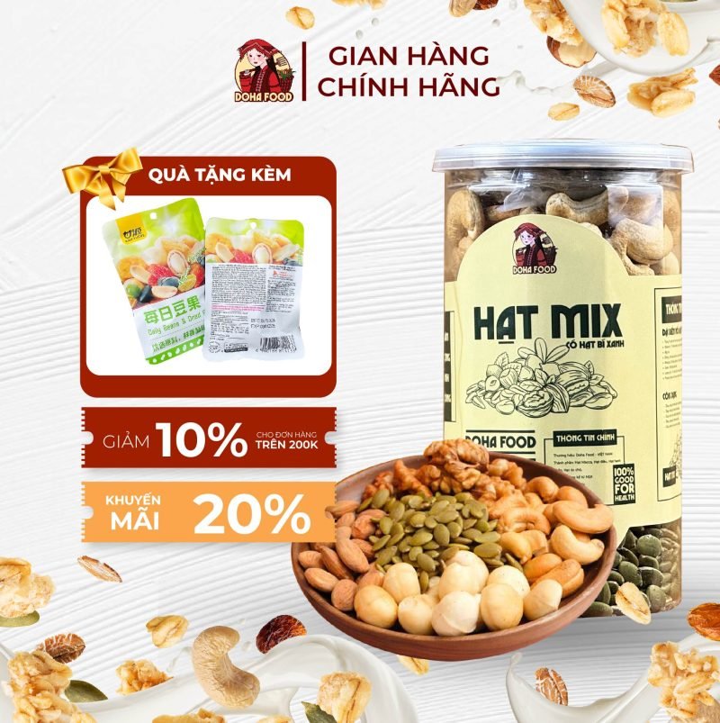 Hạt mix có bí Doha Food