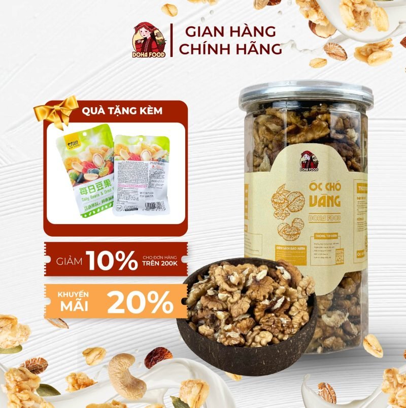 Hạt óc chó vàng