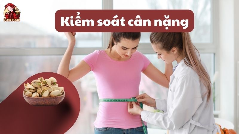 Hạt dẻ cười giúp kiểm soát cân nặng