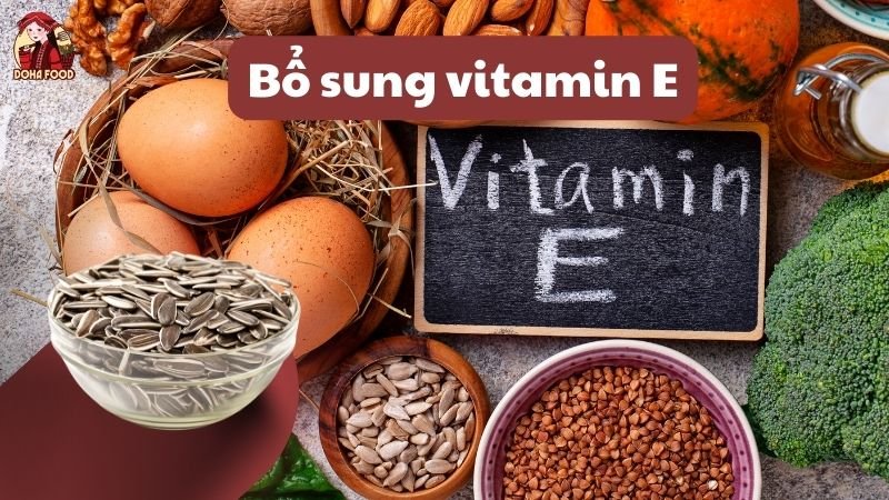 Hạt hướng dương cung cấp vitamin E cho mẹ bầu