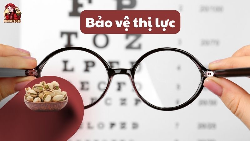 Hạt dẻ cười giúp bảo vệ mắt