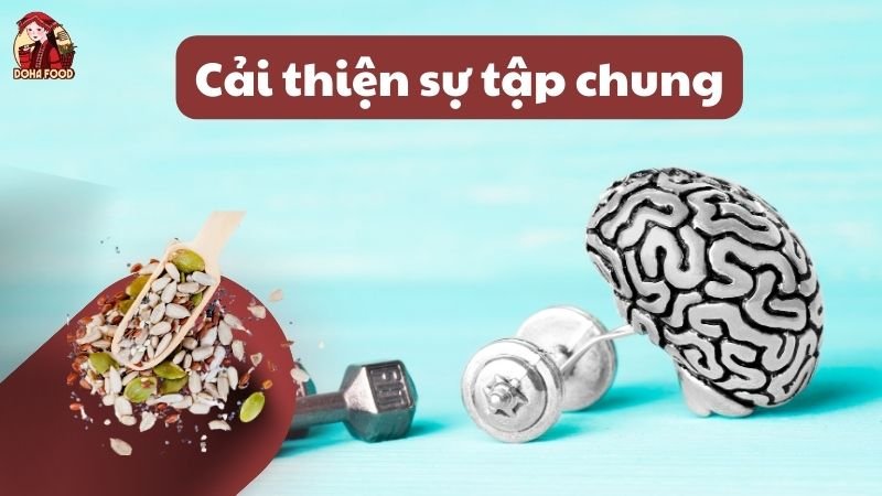 Ăn hạt giàu dinh dưỡng giúp tăng sự tập trung