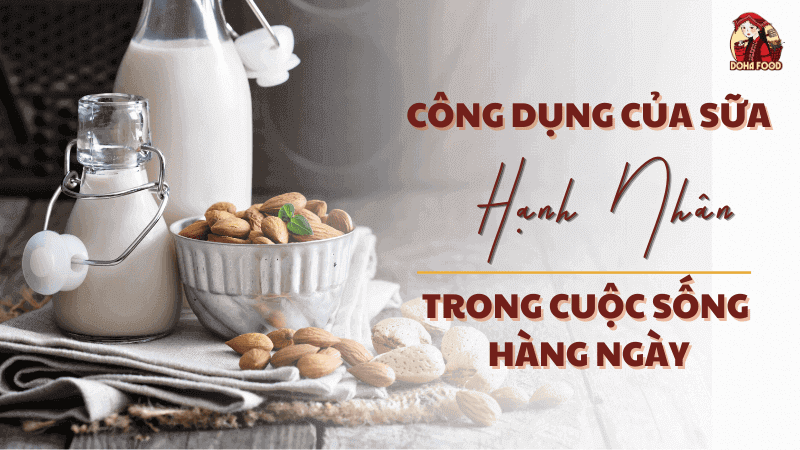 Công Dụng Của Sữa Hạt Hạnh Nhân Trong Cuộc Sống Hàng Ngày