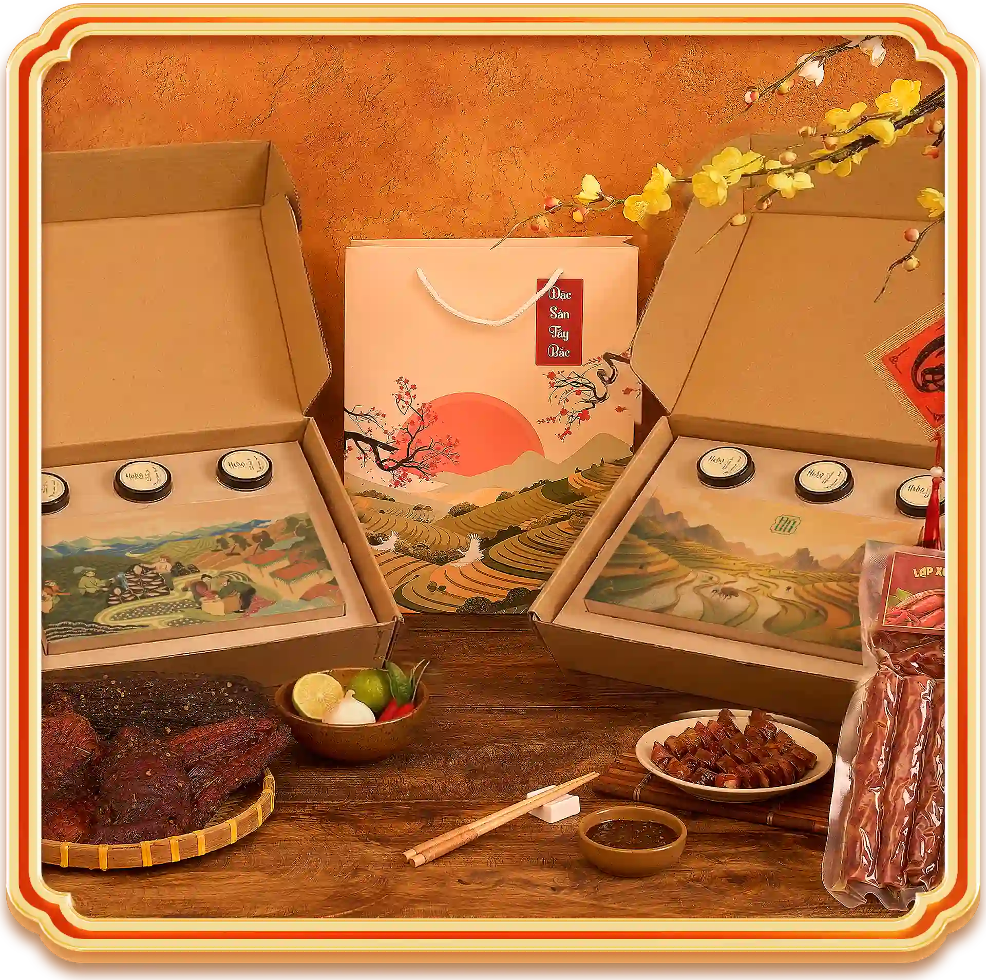 set quà đặc sản tây bắc trường xuân