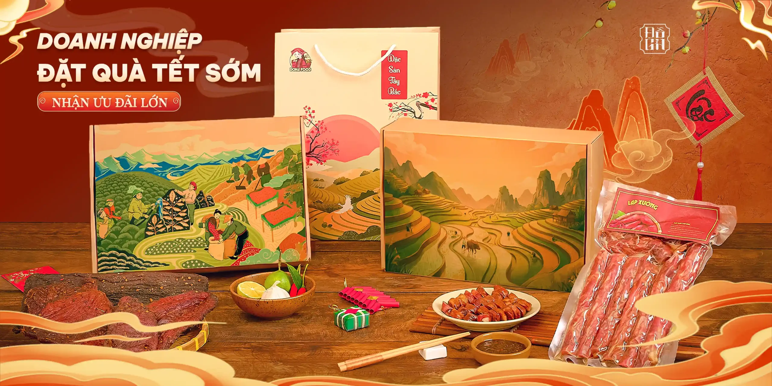 Set quà tết doanh nghiệp Tây Bắc