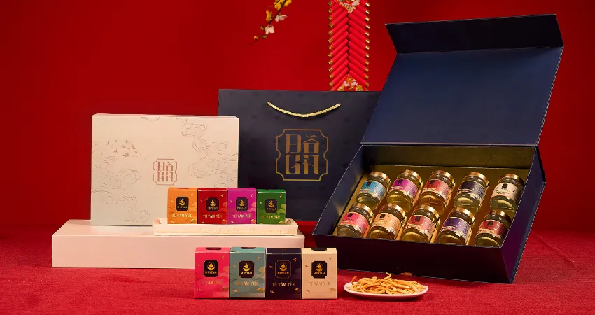 ảnh set quà yến 8