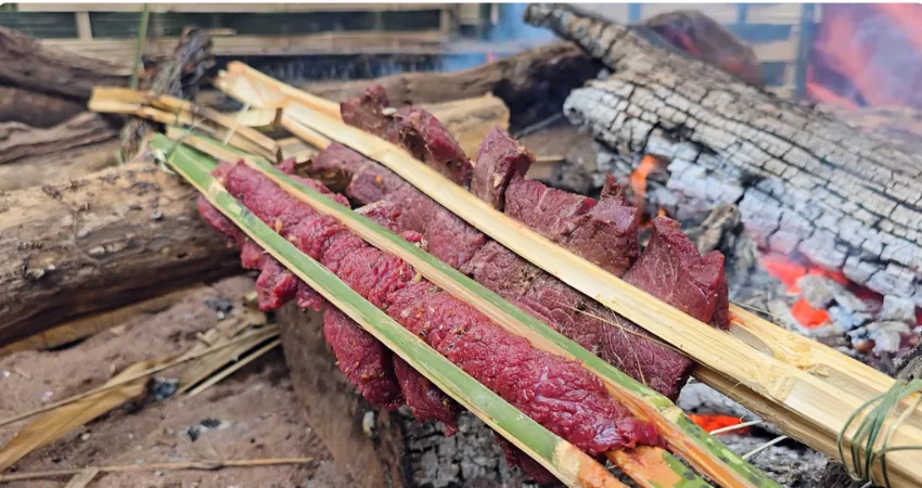 Cách Làm Thịt Trâu Nướng Tây Bắc Chuẩn Vị nướng thịt trâu